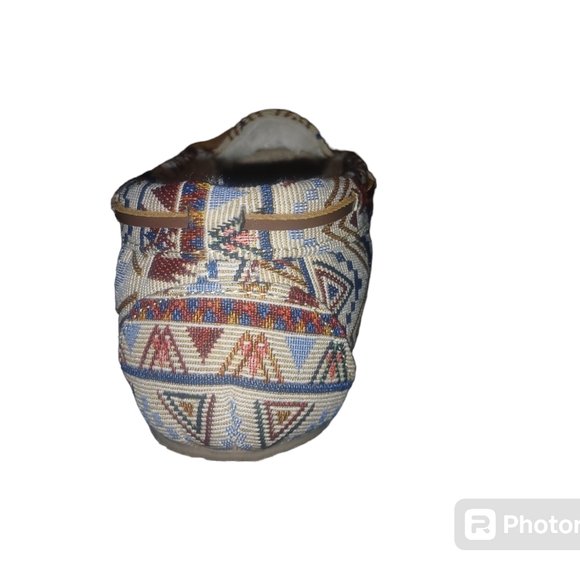 Minnetonka Women's Cally Moccasin Sz 10 NWT/NIB COLOR - Cream Mosaic - Picture 5 of 9